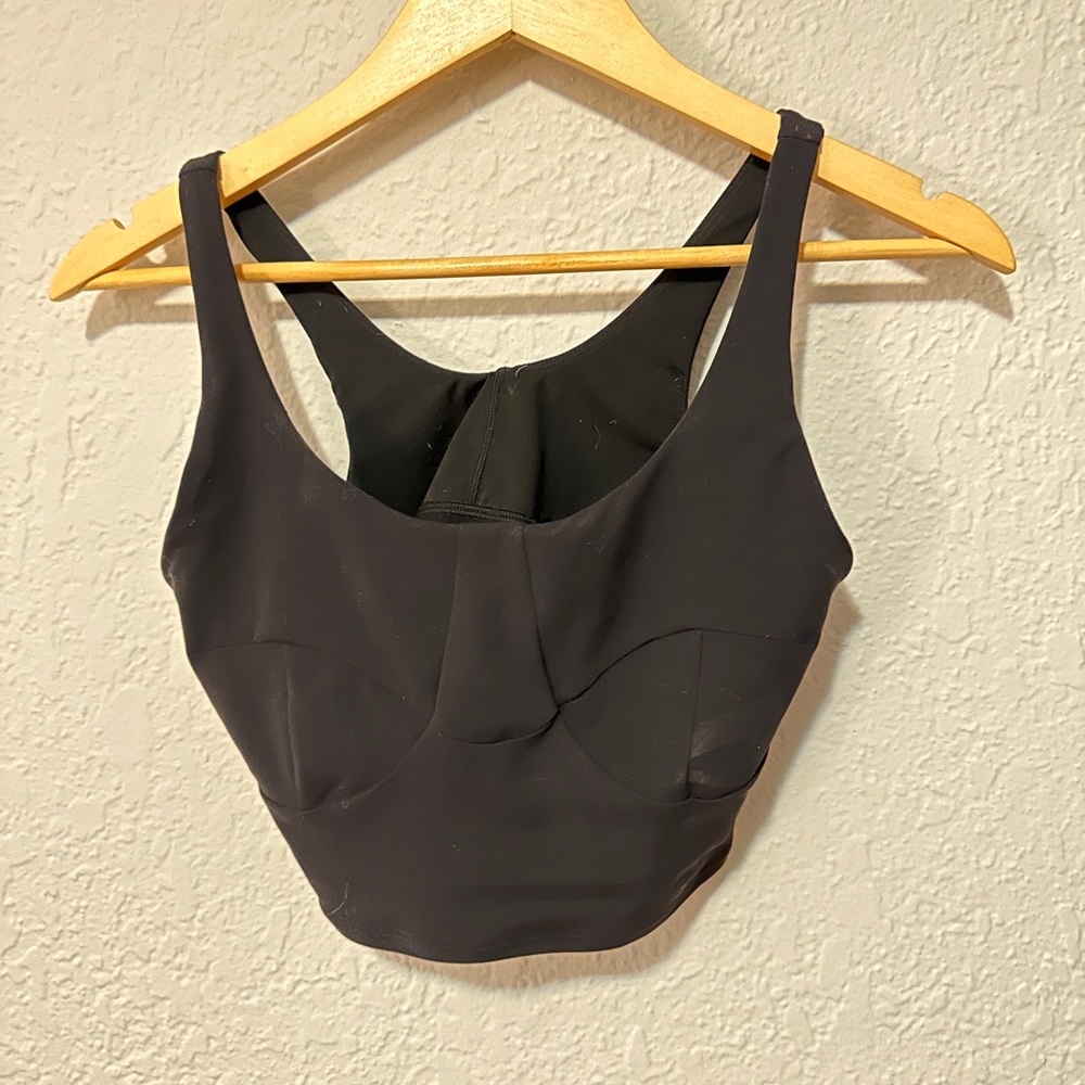Lululemon Crop Black Tank (size 6)